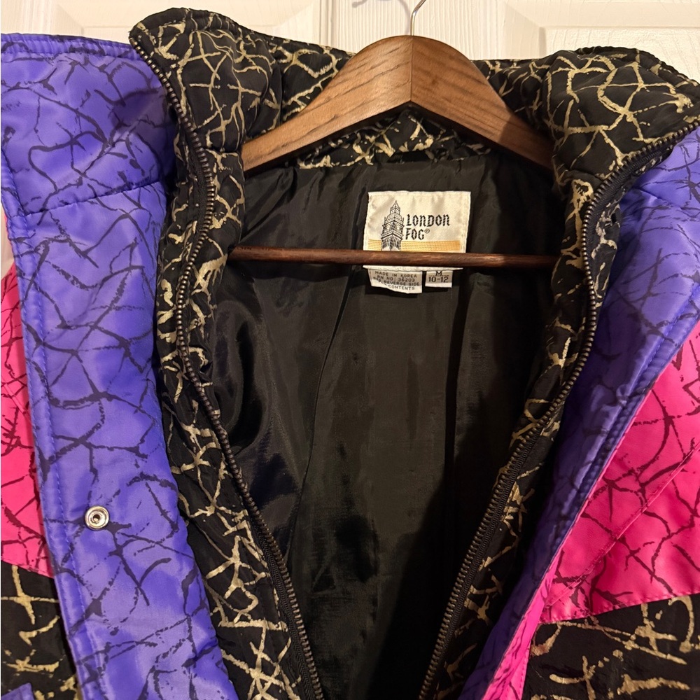 Vintage 1990’s London Fog Youth Colorblock Puffer Jacket - Picture 9 of 11